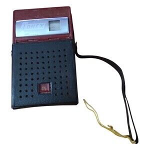 Vintage 1960s Tonex 10 AM Pocket Transistor Radio - Working